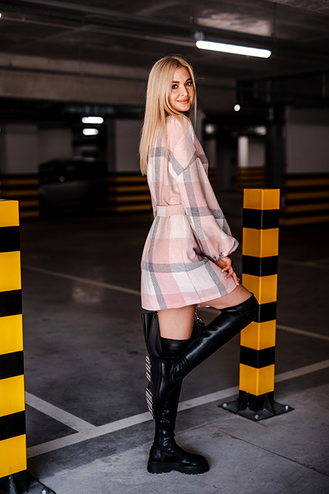 Летнее платье силуэт