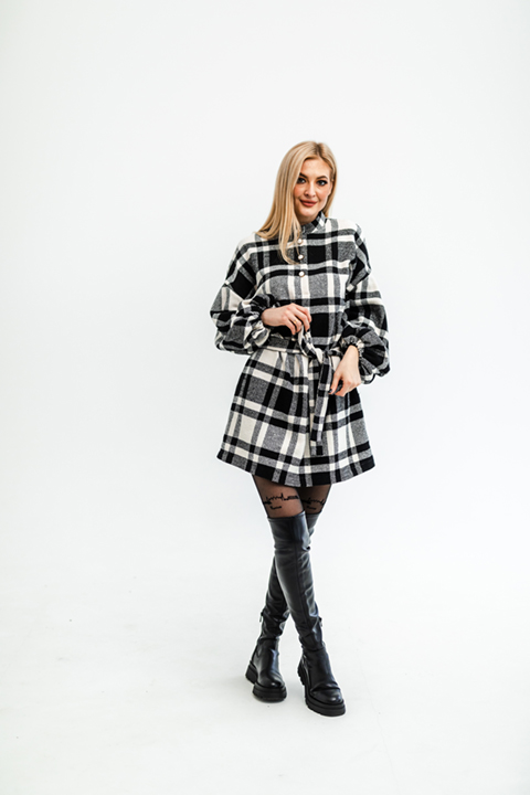 Летнее платье силуэт