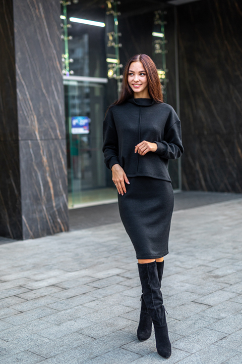 Летнее платье силуэт