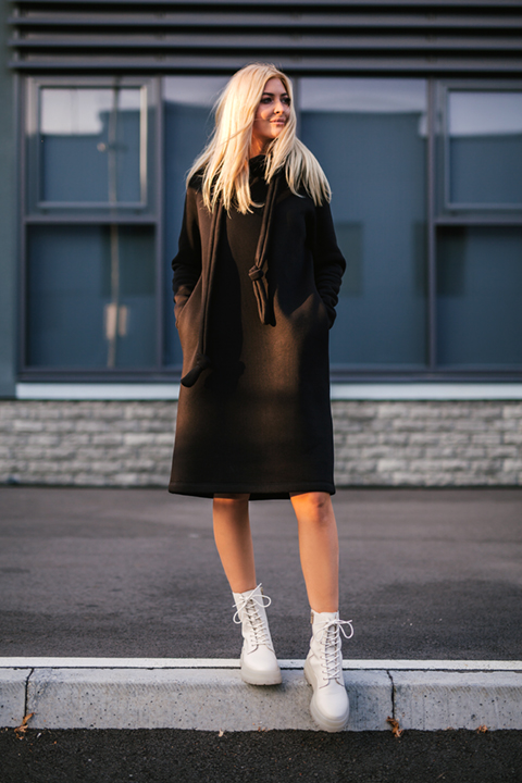 Летнее платье силуэт