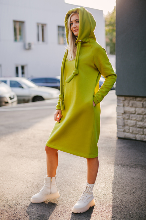 Летнее платье силуэт