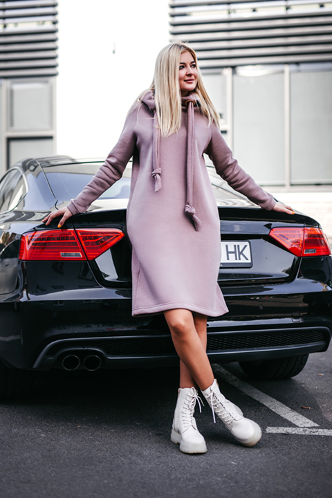 Летнее платье силуэт